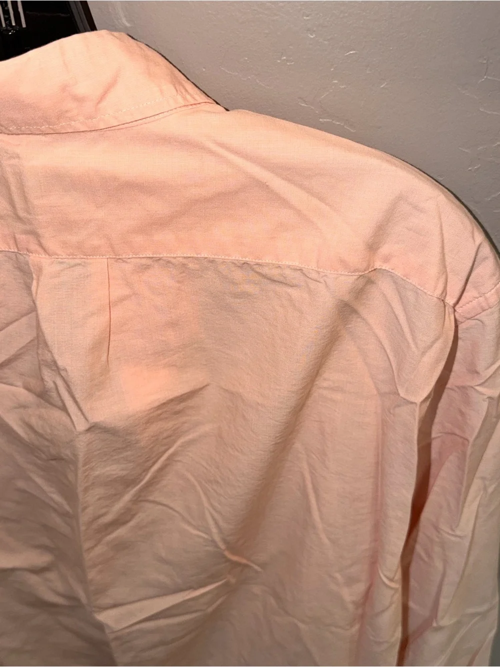 J. Crew Men’s Light Peach Slim Secret Wash Lightweight Button-Down Shirt #461